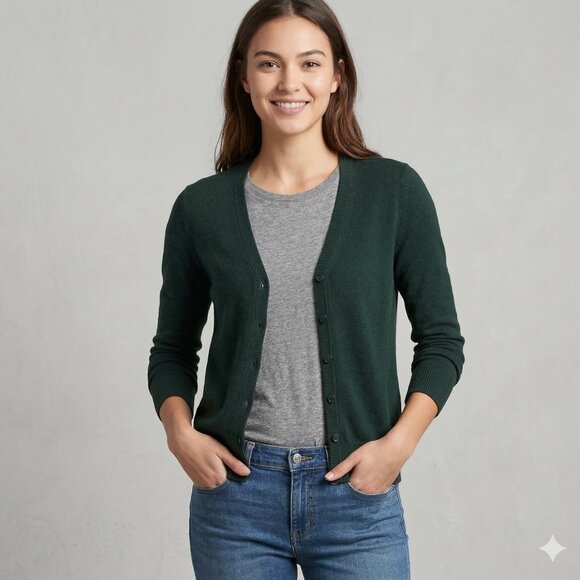GAP Sweaters - *GAP Green Cardigan